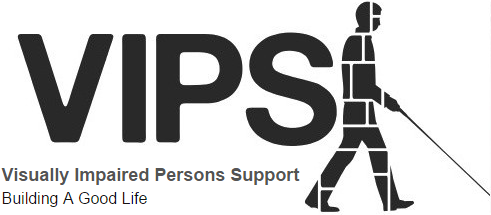VIPS - Visually Impaired Persons Support Logo