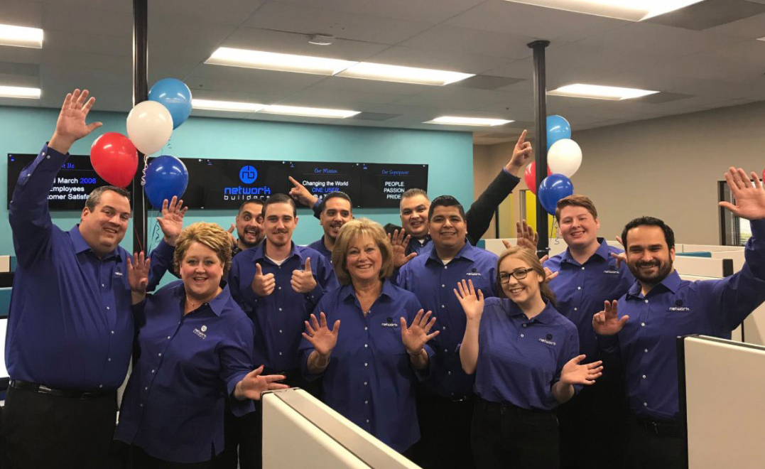 The NBIT team celebrating expansion to provide Fountain Valley IT services.
