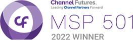 Channel Futures MSP 501 2022 Winner award